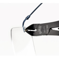 Tenaille coupante inclinee