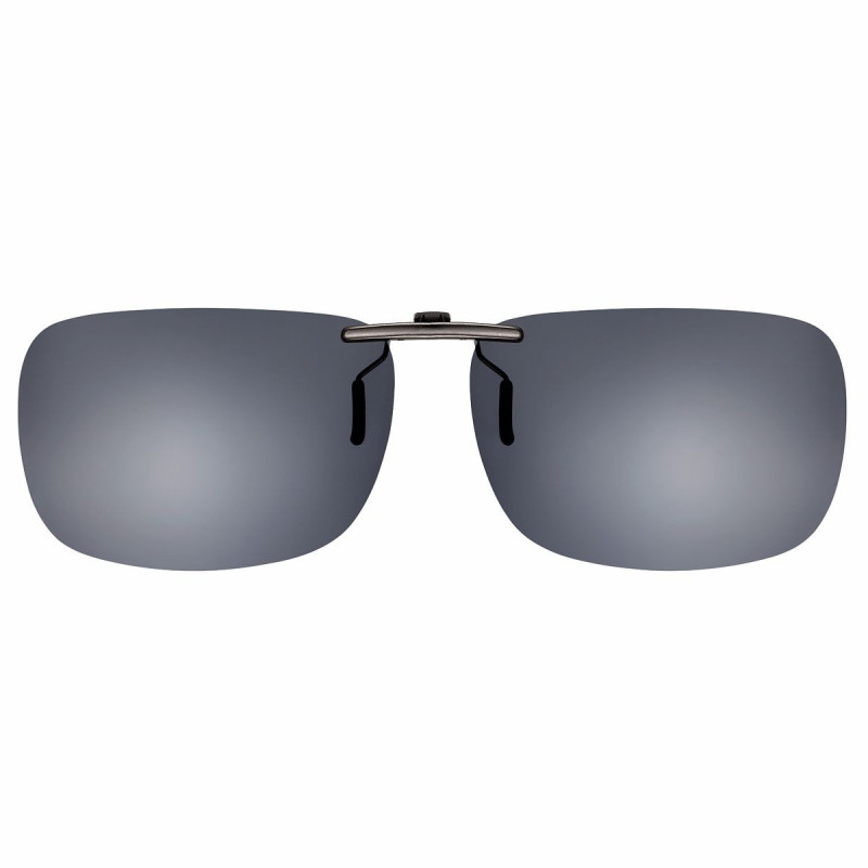 Clip pol. gris monture acetate pt.met. 60 x 42mm