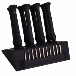 Set 8 tournevis +16 lames de rechange+ presentoir