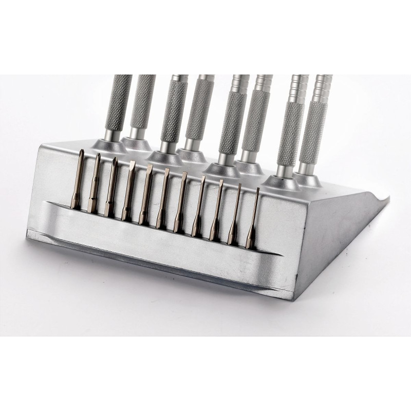 Serie tournevis metal (8 tournevis+16 lames)