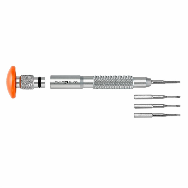 Tournevis metal avec 4 lames torx