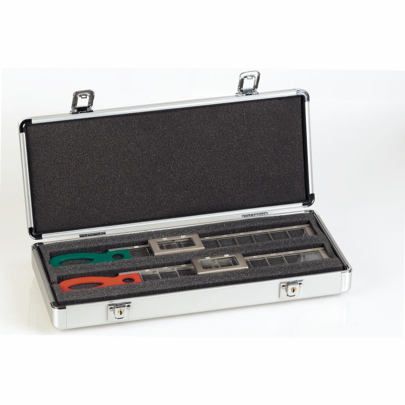 Regles skiascopiques en bte aluminium