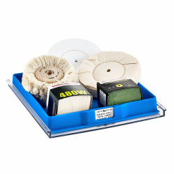 Set polissage p mouture metal silver gun (5pces)