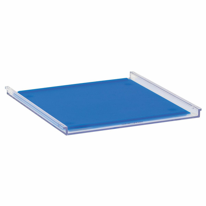 Plateau silicone bleu pour charnieres vis