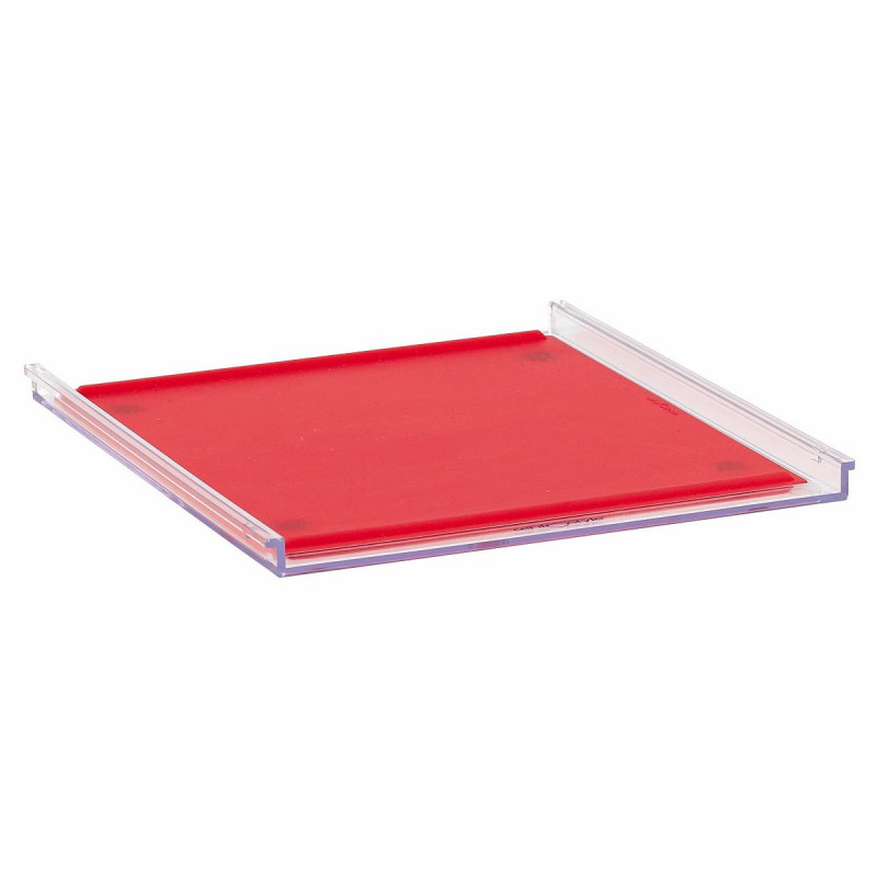 Plateau silicone rouge pour charnieres vis