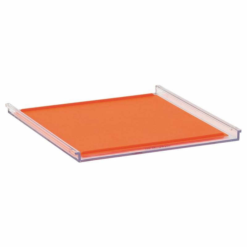 Plateau silicone orange pour charnieres vis