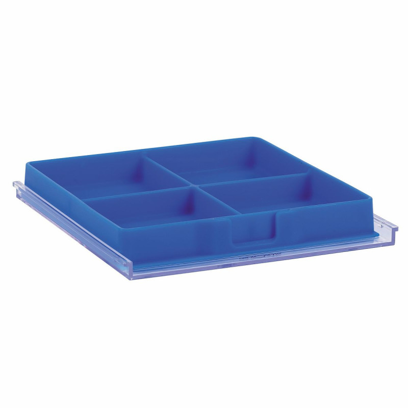Casier silicone bleu
