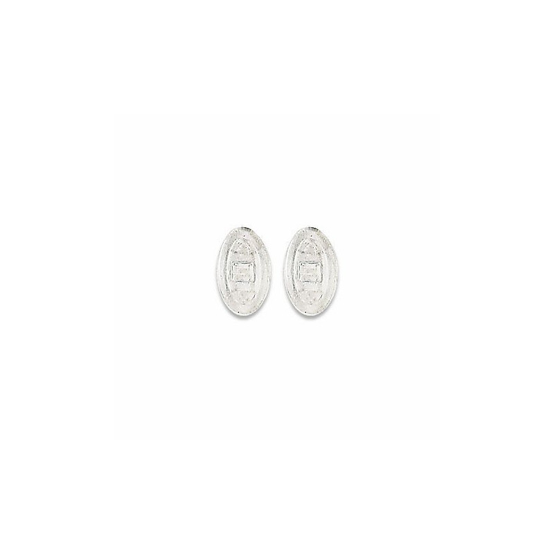 Plaq. ultra fine sil ovale vis 11mm (100prs) promo