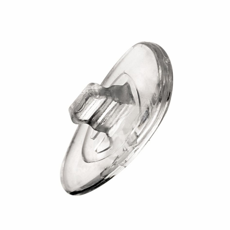 Plaq.ultra fine sym.sil  a clip 15mm (100prs)promo