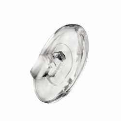 Plaq. pvc ovale clip 13mm (100prs)  promo