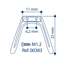 Nez selle silicone small