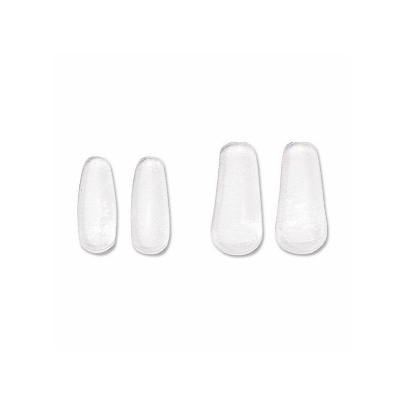 Plaquettes silicones autocollantes 16.5mm et 19mm (4pieces)