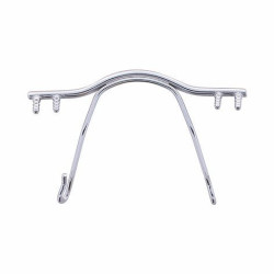 Pont en acier brillant argent 32mm (1pc)