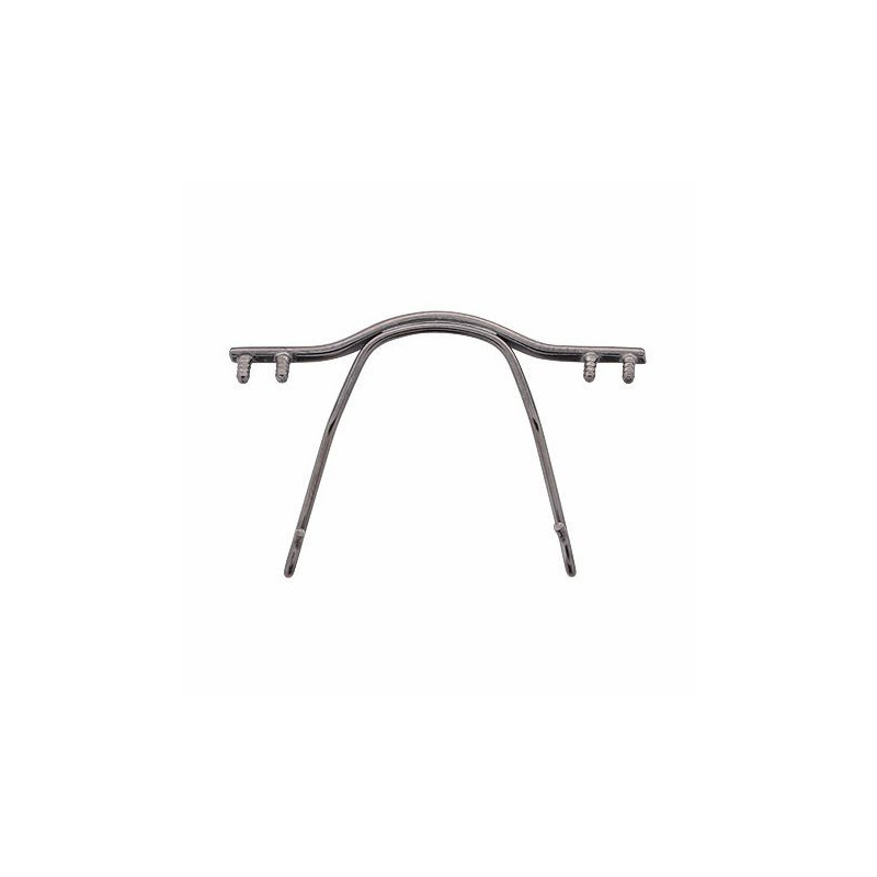 Pont en acier brillant gun pour percee (1pc)