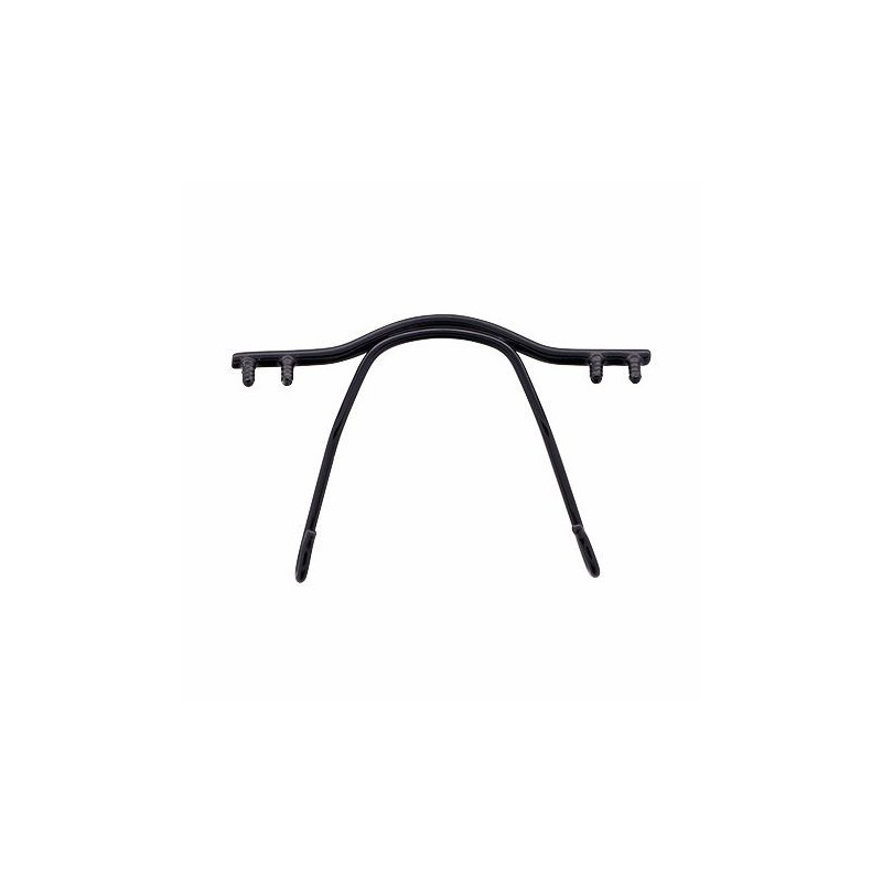 Pont en acier brillant noir 32mm (1pc)