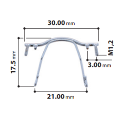 Pont en acier inoxydable nickel pour percee (pc)