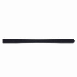 Embouts  plats silicone noir (3 paires)