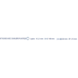 Branches brunes pour percees (1 paire)