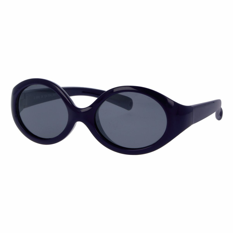 Lun.sol. enfant bleu fonce brillant verres gris 39 14-100 prix net