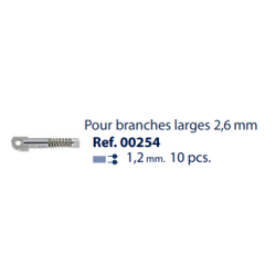 Ressort pour flex 2.6mm (10pces)