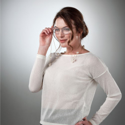 Lunette de lecture airport metal bleue-vert/or +2 prix net