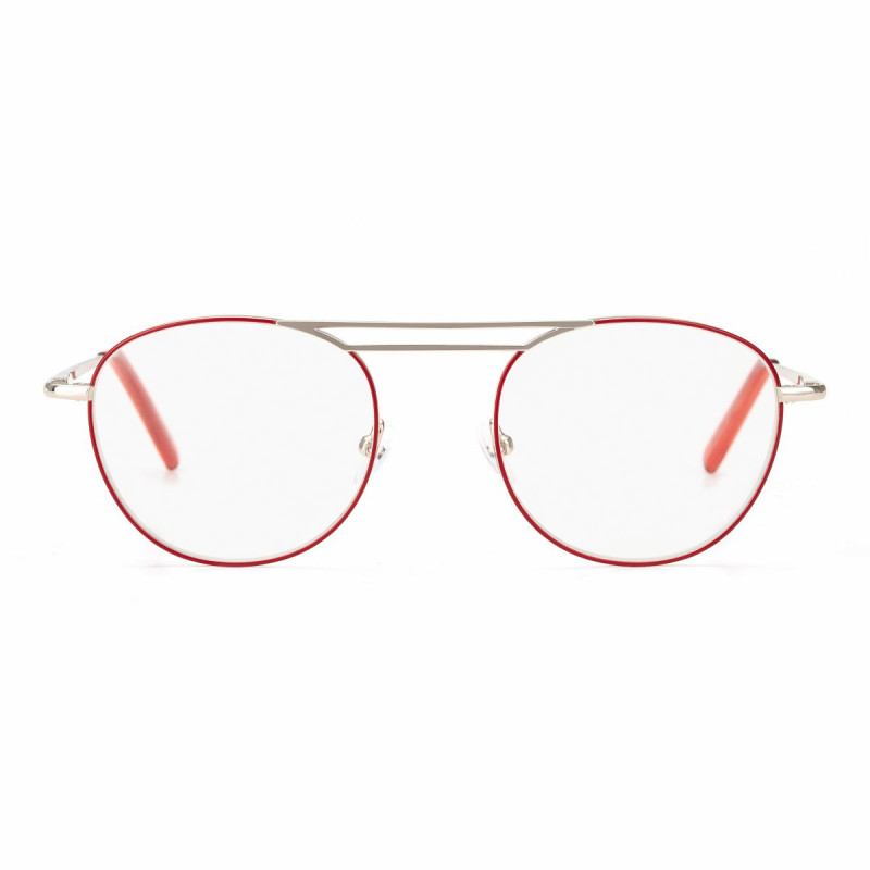 Lunette de lecture airport metal rouge/argent +2.5 prix net