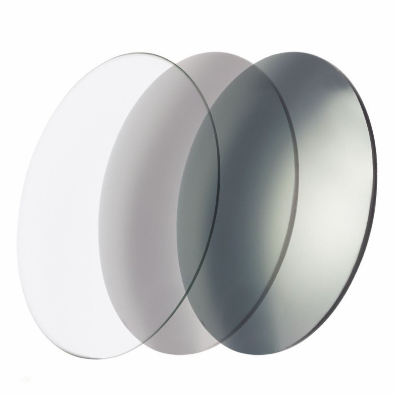 VERRES CR 39 PHOTOCR.MIROIR SILVER 2 PIECES