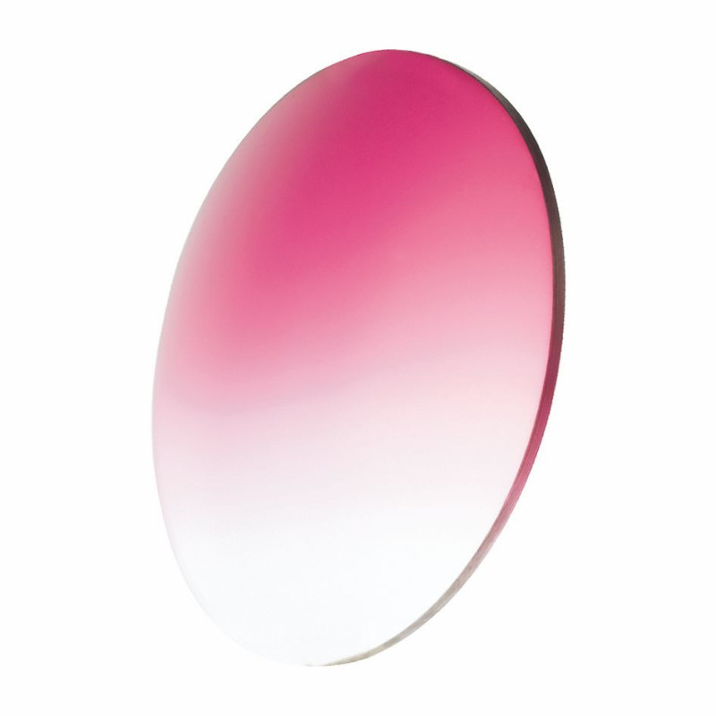Verres cr 39 degrade rose (6 pieces)