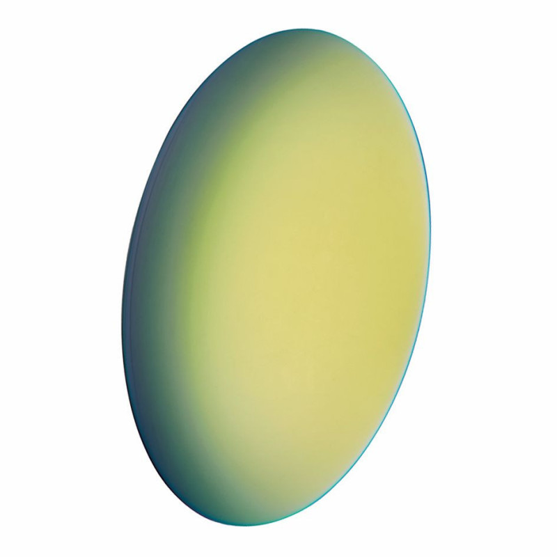 Verres poly infra miroite or b6 d76mm (2pcs)