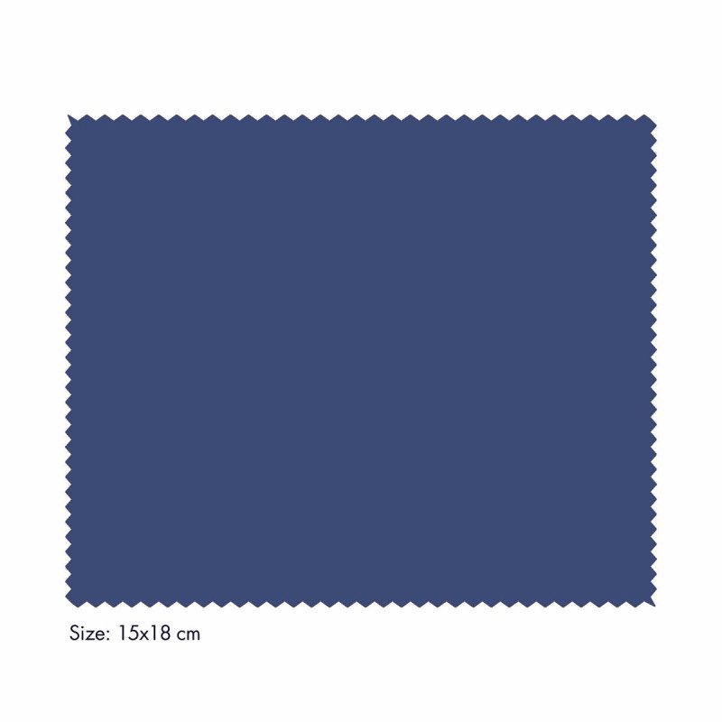 Microfibre standard bleue 15 x 18cm (100pcs)
