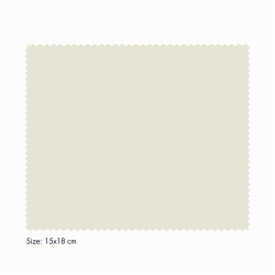Microfibre ivoire 15 x 18 (100pcs)