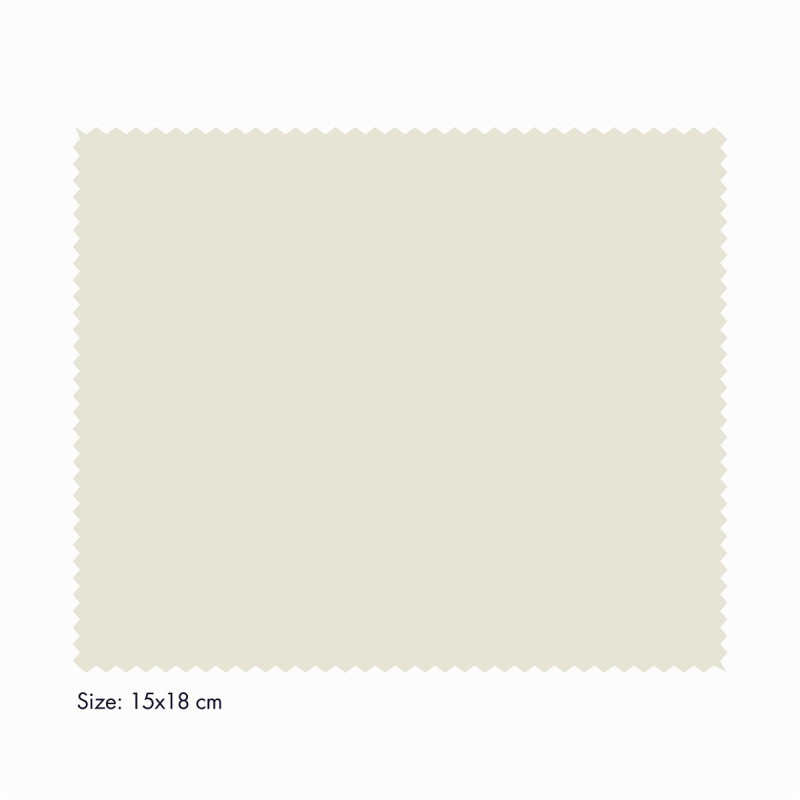 Microfibre ivoire 15 x 18 (100pcs)
