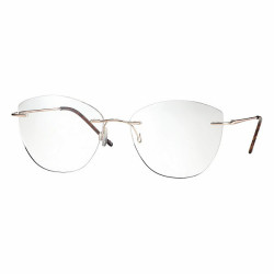 Monture verres perces dore brillant rose 53 16-140 prix net