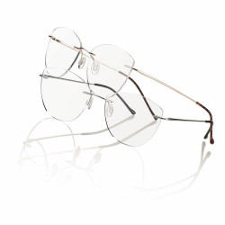 Monture verres perces argent brillant 53 16-140 prix net