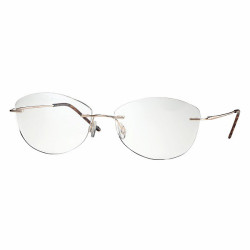 Monture verres perces dore brillant rose 56 17-140 prix net