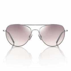 Lun. sol. brillant argent verres gris miroite 54 16-140 prix net