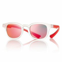 Lun.sol. mat cristal br.rouge verres gris/rouge miroite 45 20-145 prix net