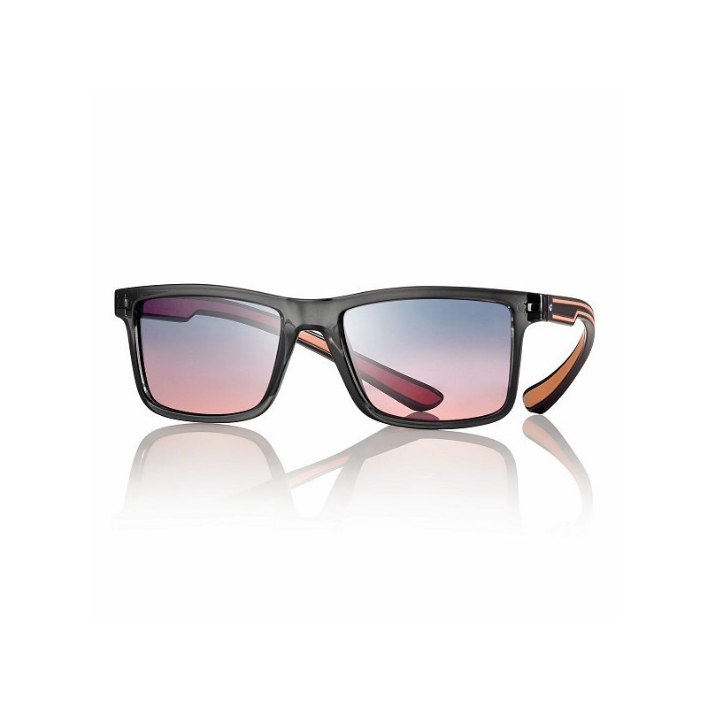 Lun.sol. brillant gris br.gris/orange verres bleu degrade 53 18-155 prix net