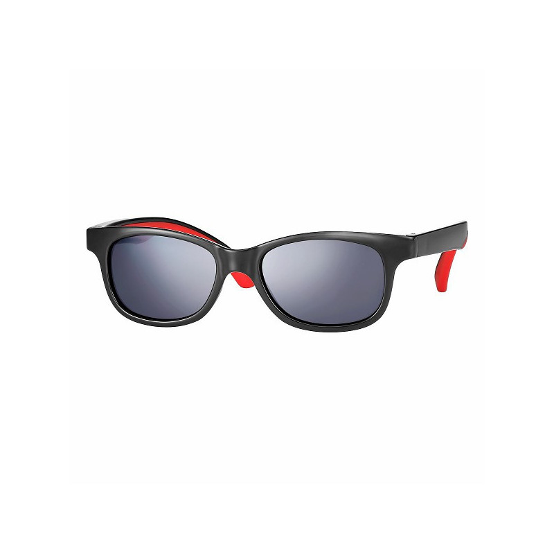Lun.sol.brillant noir/rouge verre gris 48 16-135 prix net