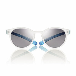 Lun.sol.mat blanc opaque/bleu clair verres bleu miroite 44 16-145 prix net