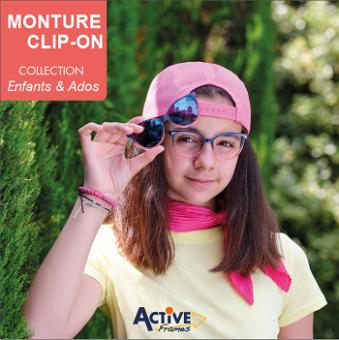 Montures avec clips enfants